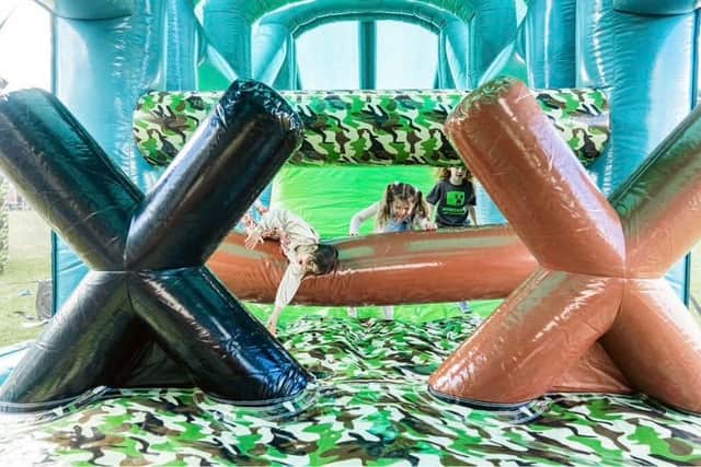 inflatable obstacle course 
