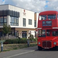 All aboard: Aylesbury care home community takes memory-lane trip on 1960s vintage bus