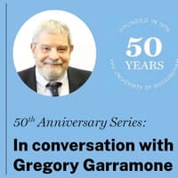 University of Buckingham Speaker Series continues with Gregory Garramone hosted by Mark Seddon
