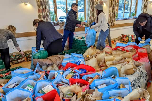 Volunteers Packing