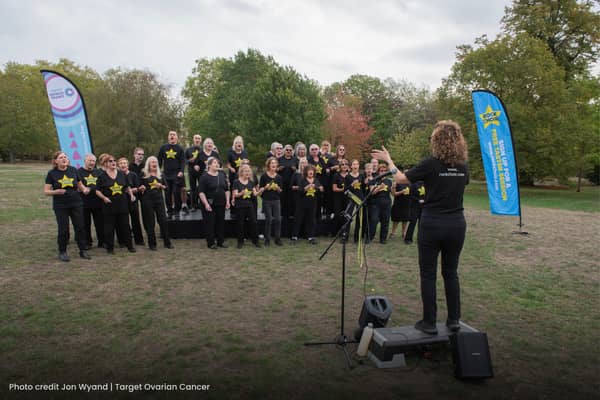 Rockies from Buckinghamshire performed on the day as entrants registered for the fundraiser. 