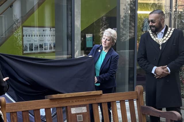 Mayor of High Wycombe, Cllr Imran Hussain, Cllr Isobel Darby, Cabinet Member for Health and Wellbeing at Buckinghamshire Council.