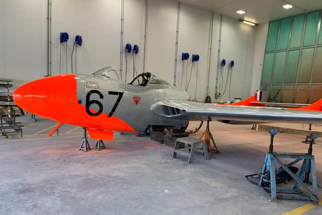 Vanguard Storage's second de Havilland Vampire aircraft