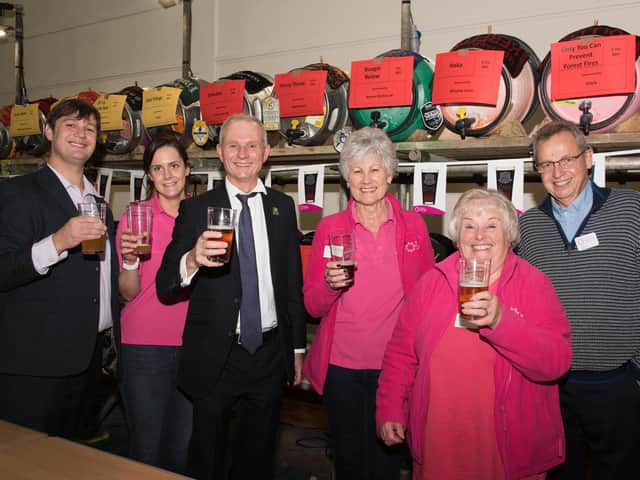 Sir David Lidington at the Aylesbury Beer Festival