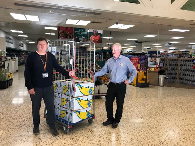 Tesco donations are collected to help recovery