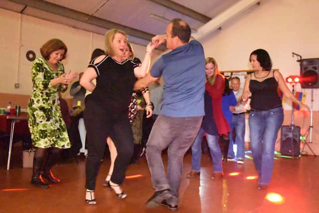 Salsa dancing