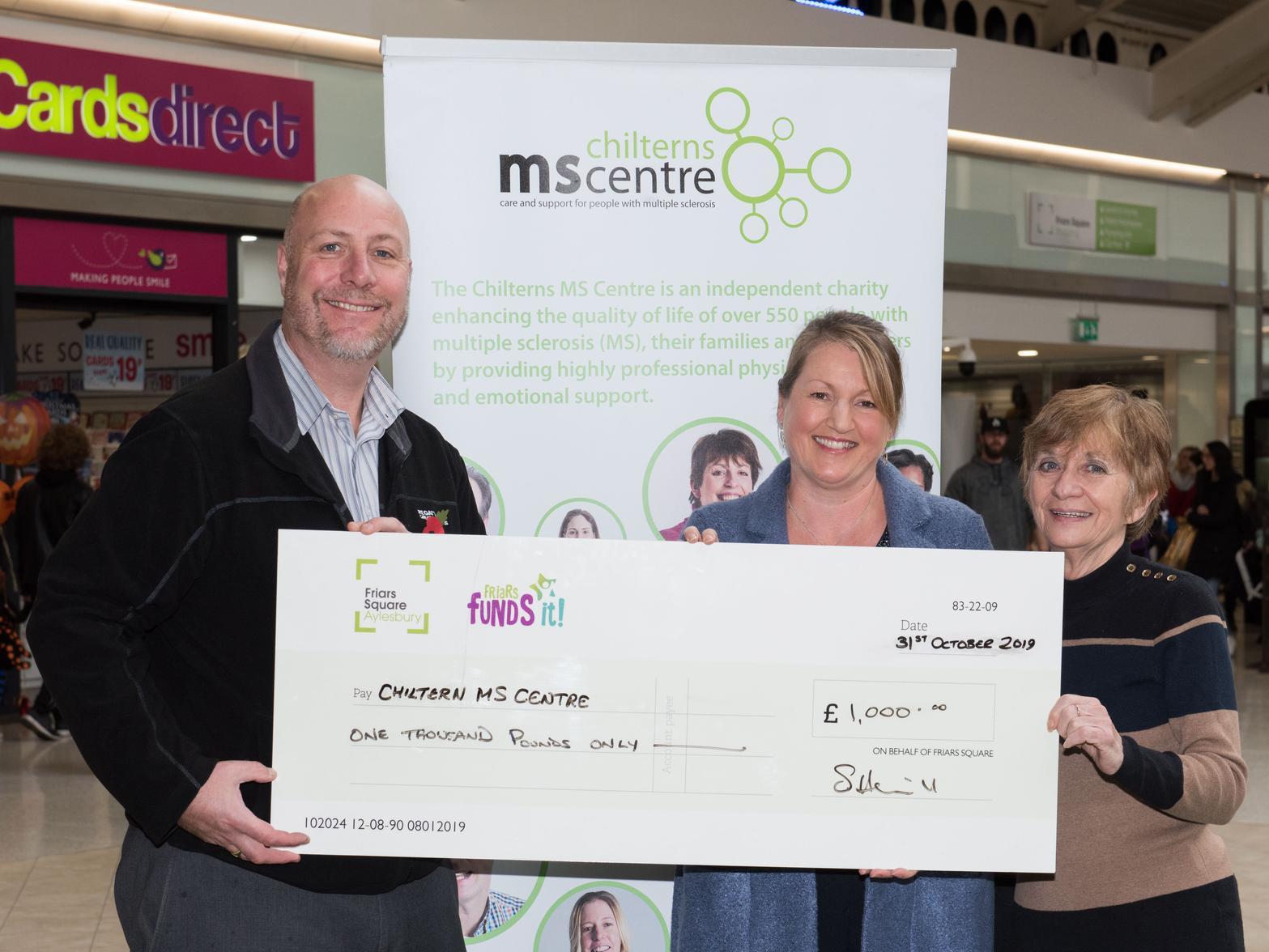 Friars Square donates £2,500 to worthy causes across Aylesbury Vale - Bucks Herald