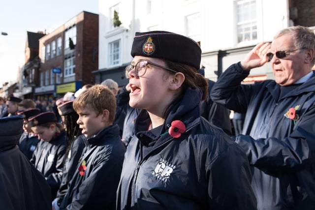 Aylesbury fell silent at 11am on Sunday, to remember those who have given their lives in conflicts around the world.