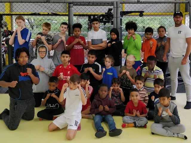 Ollie Bessell and Nathan Graham, who co-own the boxing academy, want to offer kids a chance to get on the 'right track' through the core disciplines of boxing.