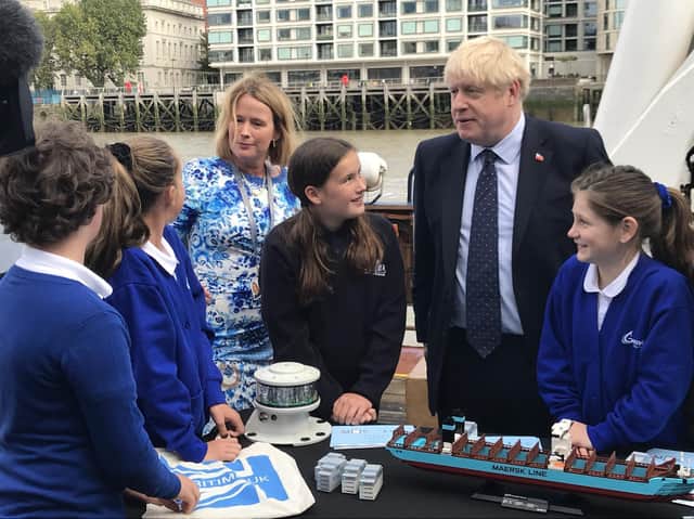 Boris Johnson on the campaign trail