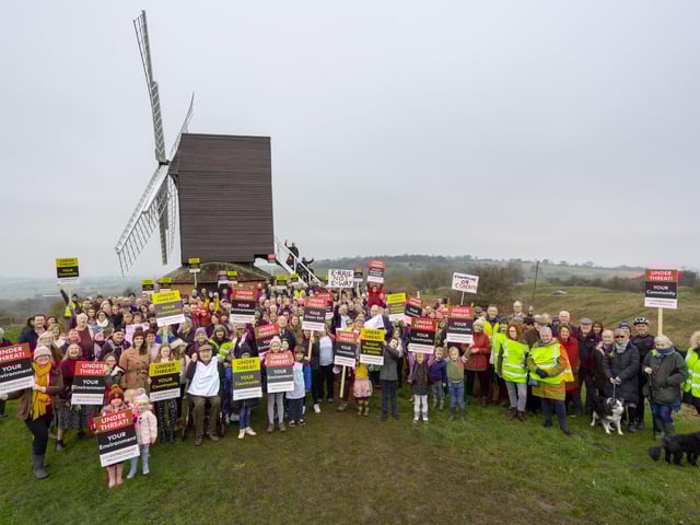 Oxford to Cambridge Expresssway protesters