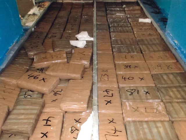 Photographs of the drug seized
