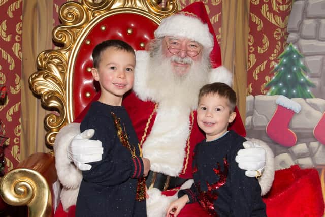 Youngsters get to meet Santa