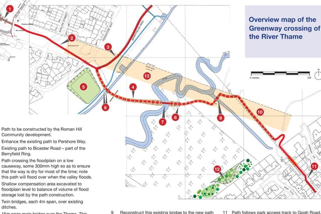 Overview map of the Greenway