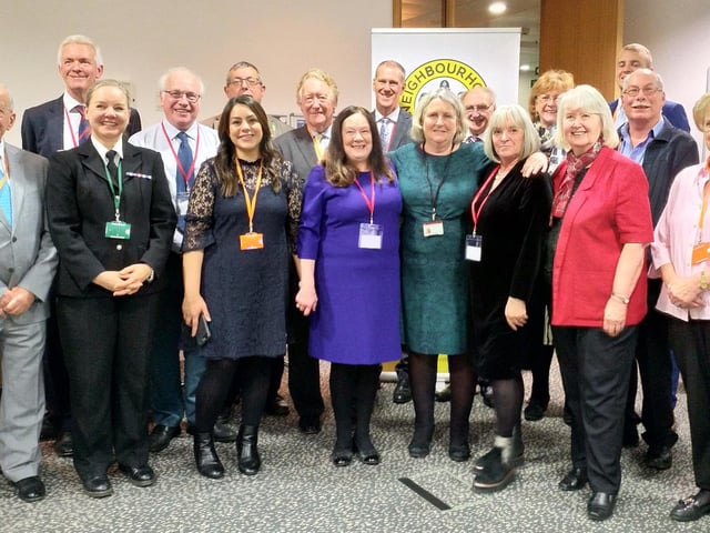 Val McPherson from Thames Valley Police honoured for 37 years of service to Neighbourhood Watch