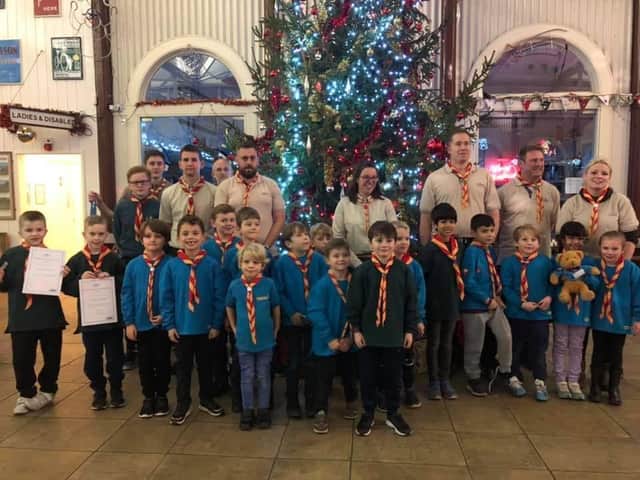 The new Quainton Beaver Scout group
