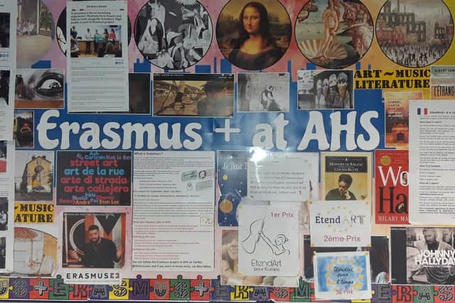 The Erasmus Board at Aylesbury High School