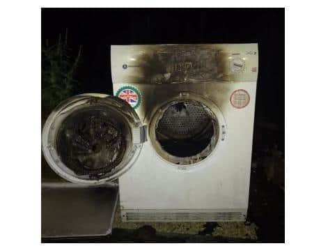 Tumble dryer caught fire in Aylesbury
