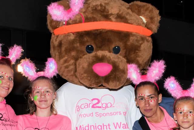 Participants in the Midnight Walk