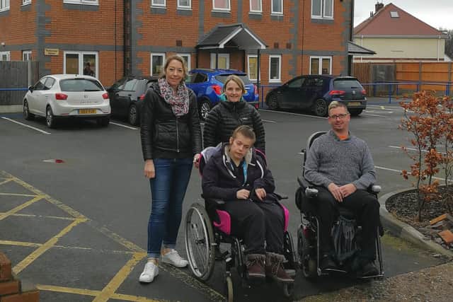 Marianne, Donna, Kirsten and Benny at Waterside House