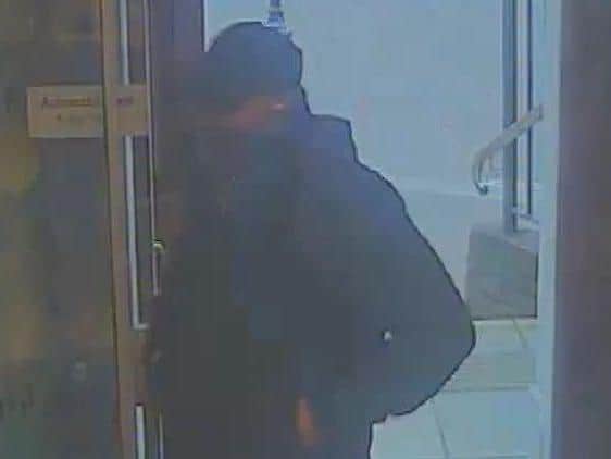 Thames Valley Police are looking for this man in relation to the stolen bank cards