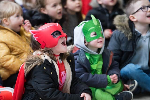 PJ Masks came to Friars Square