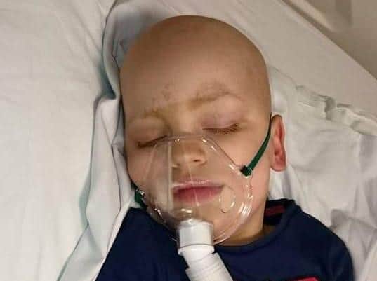 Dylan is currently being treated with two chemotherapy drugs, however, only half of his medication is available through the NHS, with the other half needing to be mixed, transported and administered privately.