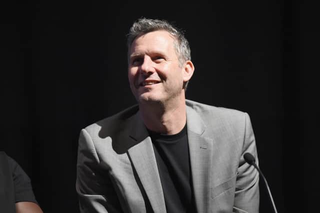 LONDON, ENGLAND - APRIL 09:  Comedian Adam Hills  (Photo by Tabatha Fireman/Getty Images)