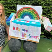Eight-year-old Amy Beesley, a pupil of St Marys C of E School, Fairford Leys