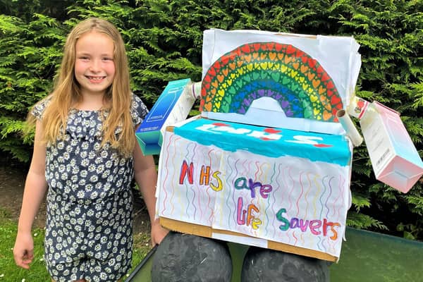 Eight-year-old Amy Beesley, a pupil of St Marys C of E School, Fairford Leys