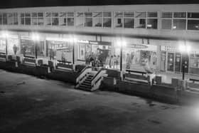 The filming of A Clockwork Orange in Friars Square