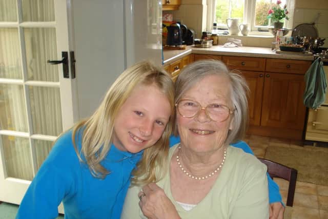 Tom's daughter Eliza and mum Ann