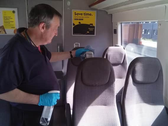 Train carriages will undergo extensive cleaning
