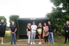 The club has praised the teenagers who cleaned up rubbish left at the ground by trespassers