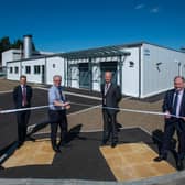 (L-R) Alan Wilson, Sean Blinkhorn, John Abbott, Marc Sweeney and Brian Mitchell open the new facility