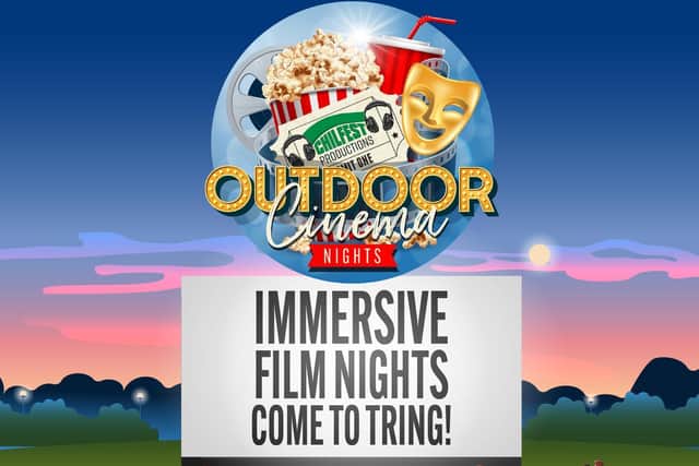 Chilfest outdoor cinema has been operating at the weekends on Pendley Activity Meadow, on Cow Lane, since July