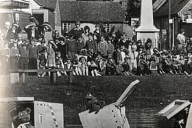 The Muppets came to Haddenham in 1980 to film madcap scenes on the village pond for The Second Muppet Movie, and crowds gathered to see Kermit and co!