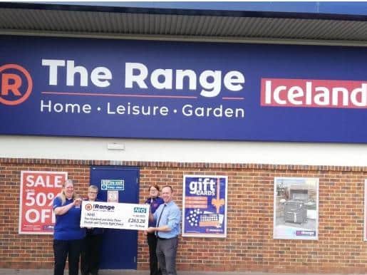 The Range in Aylesbury raises over 200 for the NHS