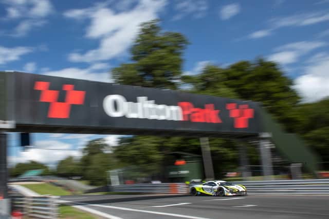 James racing at Oulton Park