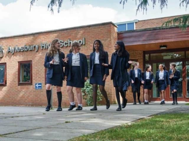 Aylesbury High School file photo - taken before social distancing
