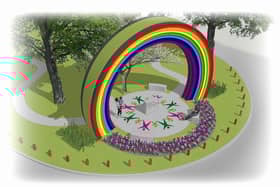 An artist's impression of the new sculpture