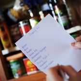 Check your cupboard and fridge first to avoid buying food you don't need