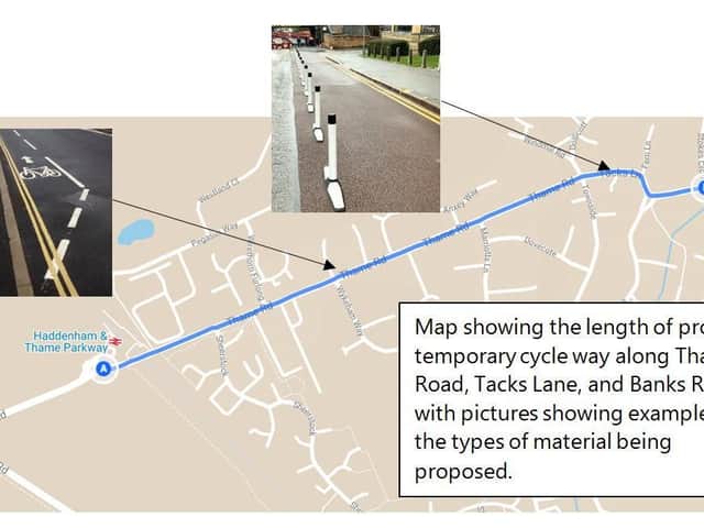 Here's where the cycleway will go