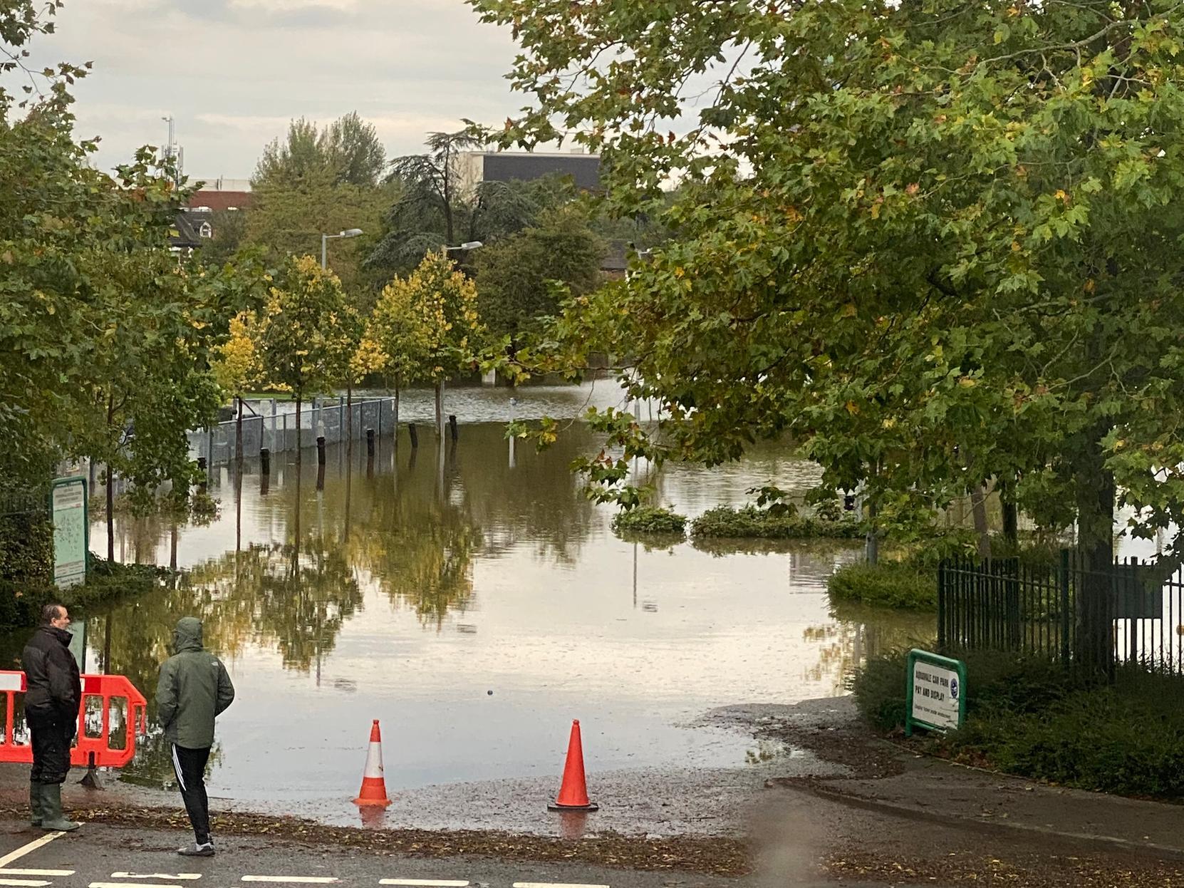 Flooding causes chaos in Aylesbury over the weekend 