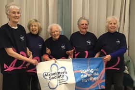 Hilda Duncombe, Lisa Cooke, Janet Fearnley, Mary Alpert and Vivien Schofield.