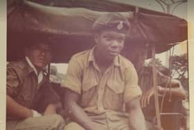 Errol with the Royal Green Jackets