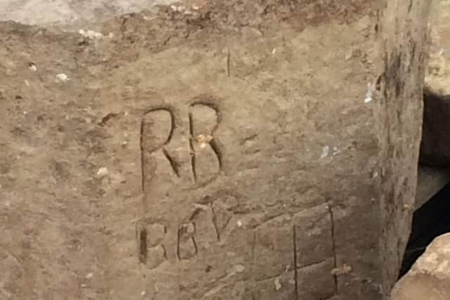 Markings discovered at St Mary's Church