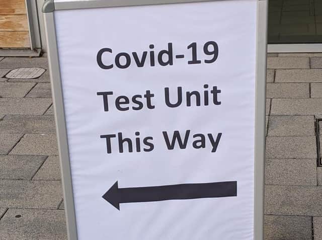 Get yourself tested if you have coronavirus symptoms!