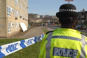 The man 'touched himself inappropriately'