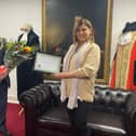 Town Mayor Cllr Mike Smith & Julie Mary Curran